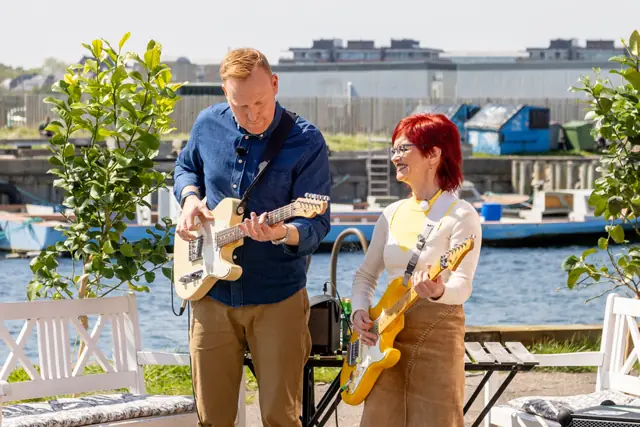 Sussi & Drengene live — Sussi sammen med Anders Breinholt